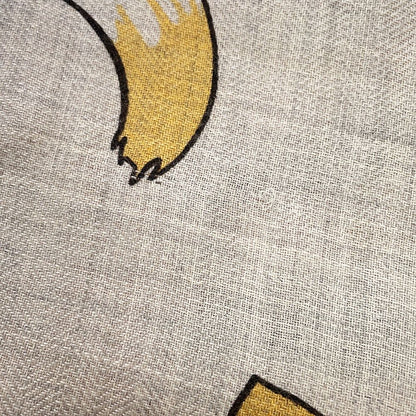 Hermes Shawl Carre 140 Geant les Leopards Cashmere Silk Scarf — view 3