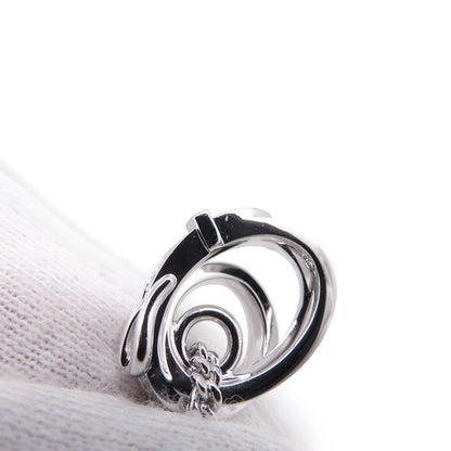 Hermes Necklace Etriviere Pendant Diamond Total 18k White Gold 42 — view 6