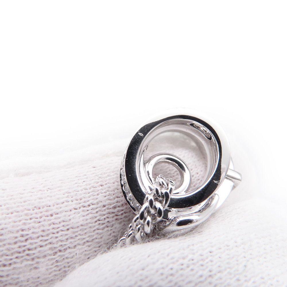 Hermes Necklace Etriviere Pendant Diamond Total 18k White Gold 42 — view 7