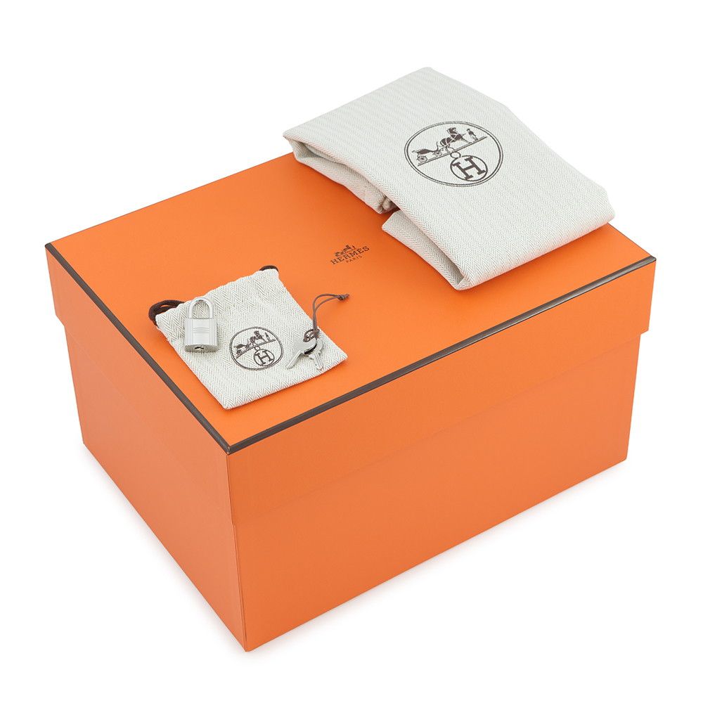 Hermes Handbag Picotin Lock PM Canvas Silver Taurillon Clemence — view 7