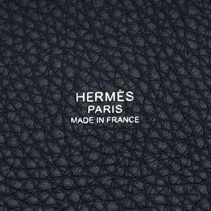 Hermes Handbag Picotin Lock PM Canvas Silver Taurillon Clemence — view 6