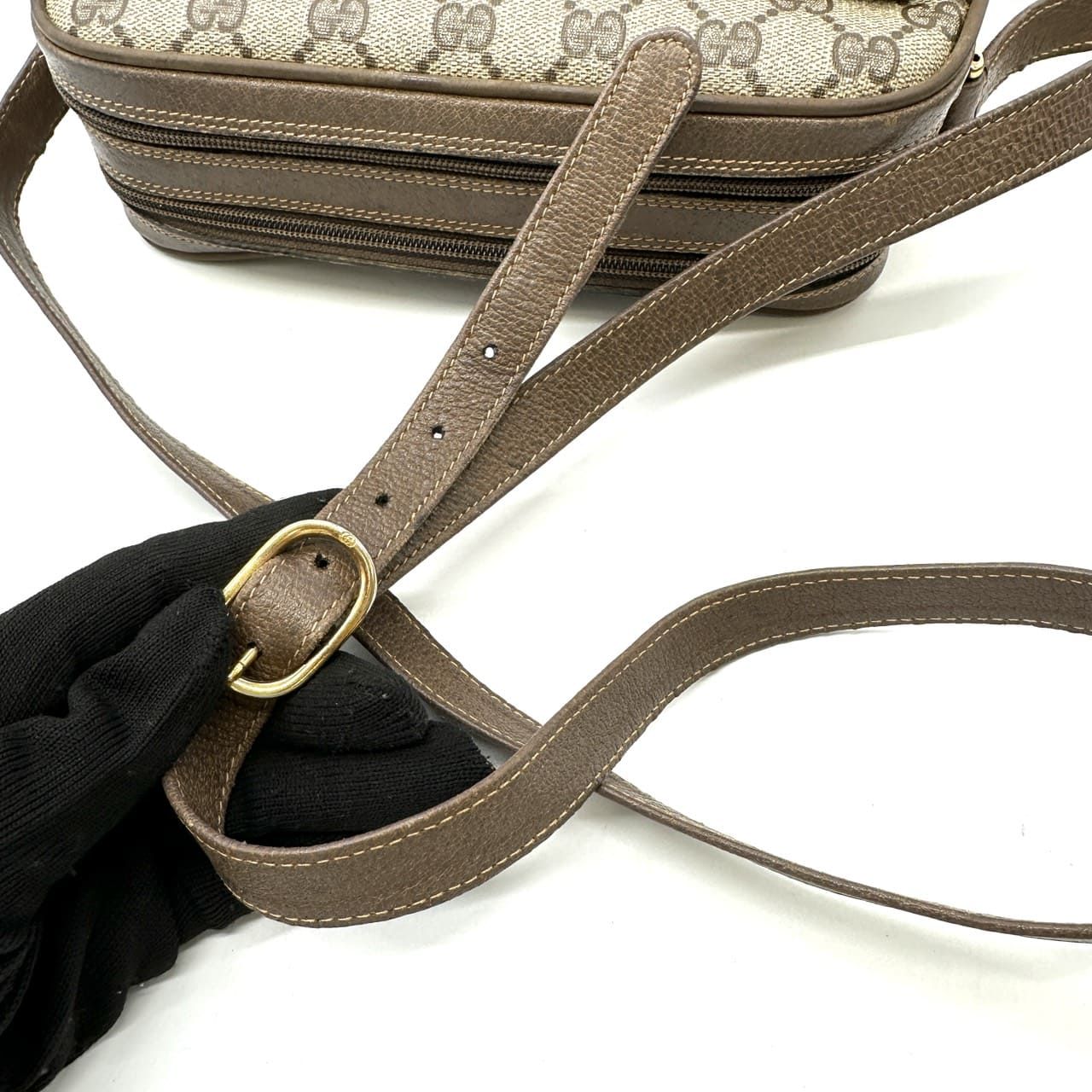 Gucci GG Supreme Sherry Shoulder Bag Leather Vintage — view 6