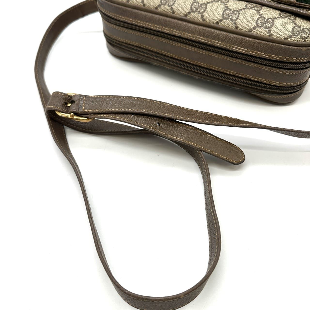 Gucci GG Supreme Sherry Shoulder Bag Leather Vintage — view 5