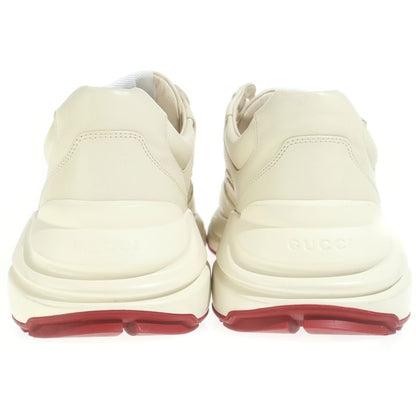 Gucci Doraemon Character Logo Leather Mid Cut Sneakers Beige — view 3