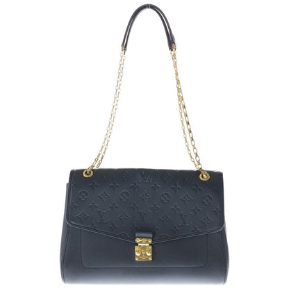 Louis Vuitton Monogram Empreinte Saint Germain Shoulder Bag Black Leather