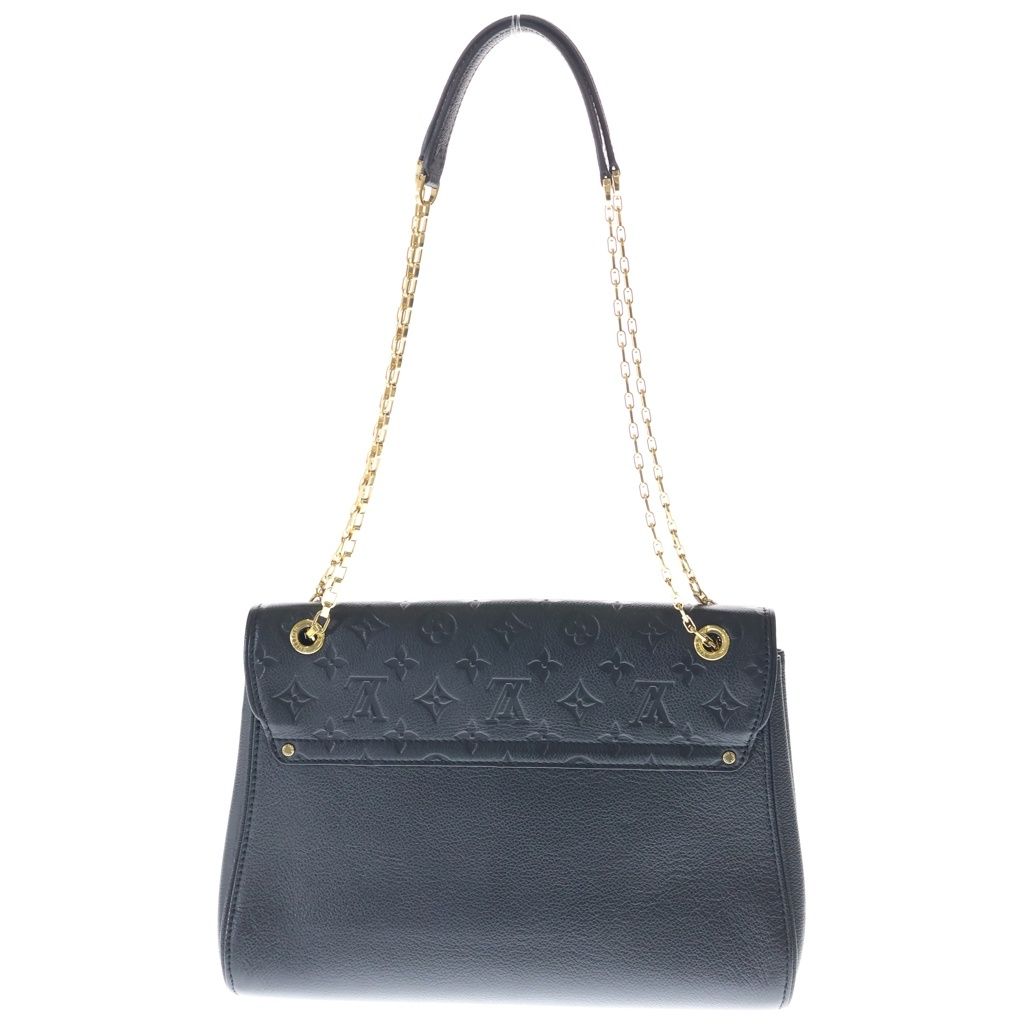 Louis Vuitton Monogram Empreinte Saint Germain Shoulder Bag Black Leather — view 2