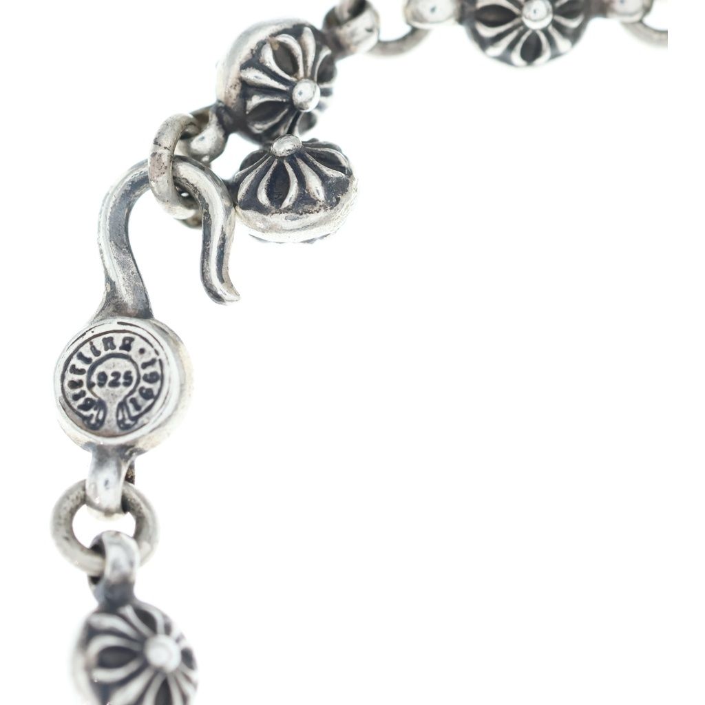 Chrome Hearts No1 Ball 1 Cross 5 Daga Tiny CH Motif Bracelet Silver — view 6