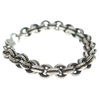 Chrome Hearts 2 Double B Ring Bracelet Silver — view 4