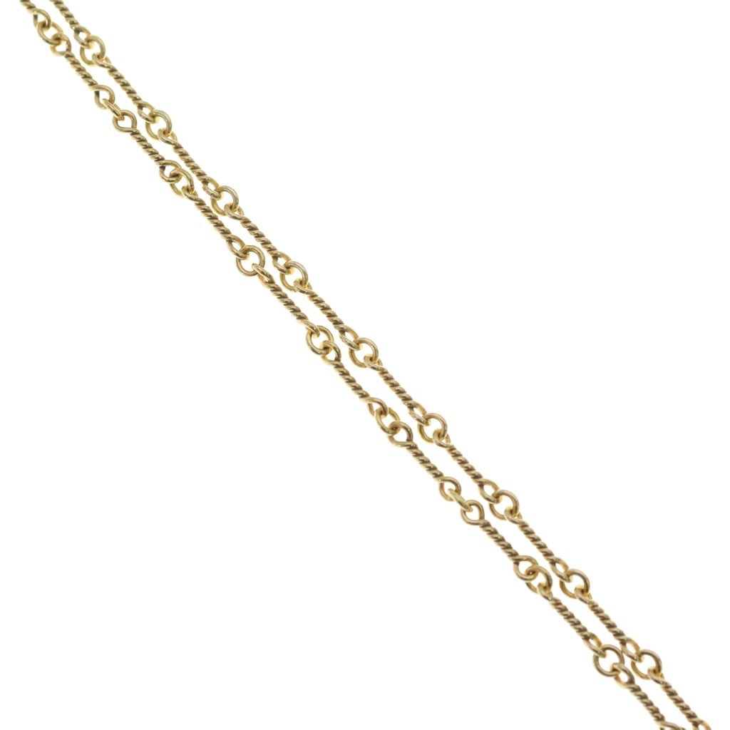 Chrome Hearts 22k Neckchain Twist Chain Necklace Gold — view 3