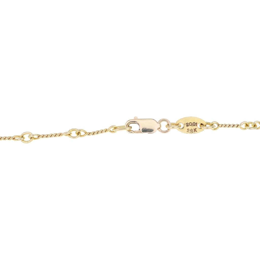 Chrome Hearts 22k Neckchain Twist Chain Necklace Gold — view 4
