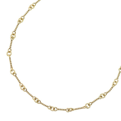 Chrome Hearts 22k Neckchain Twist Chain Necklace Gold