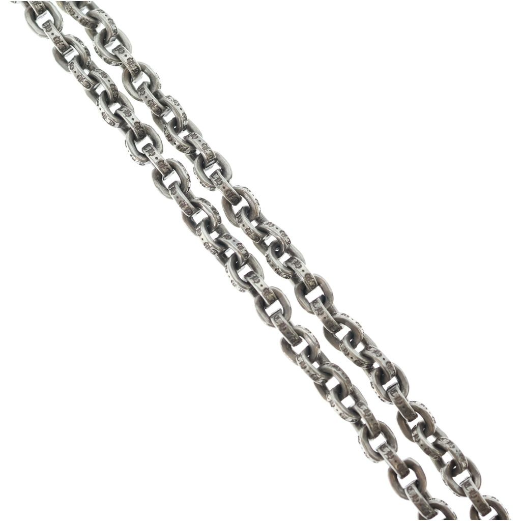 Chrome Hearts Paper Chain 18 Necklace Silver — view 3