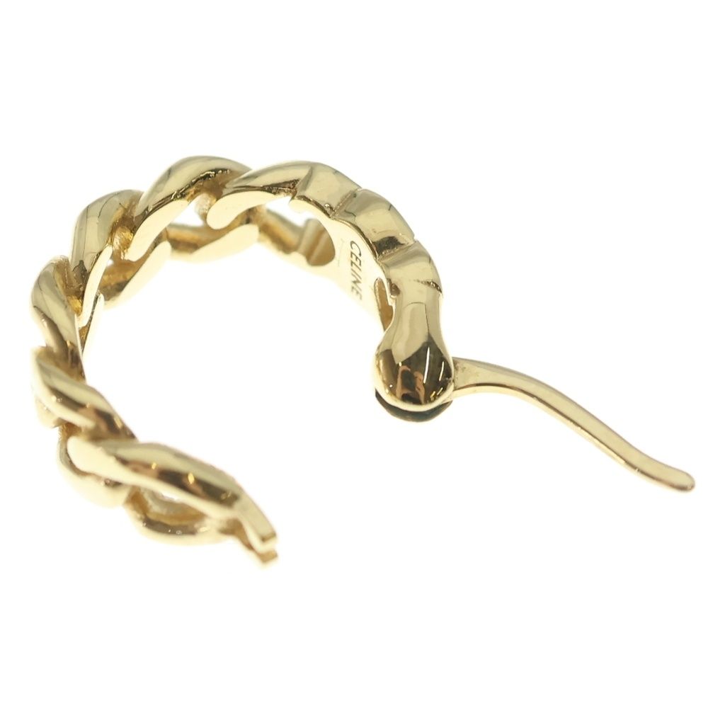 Celine Trinoff Gourmette Small Hoop Earrings Gold — view 6