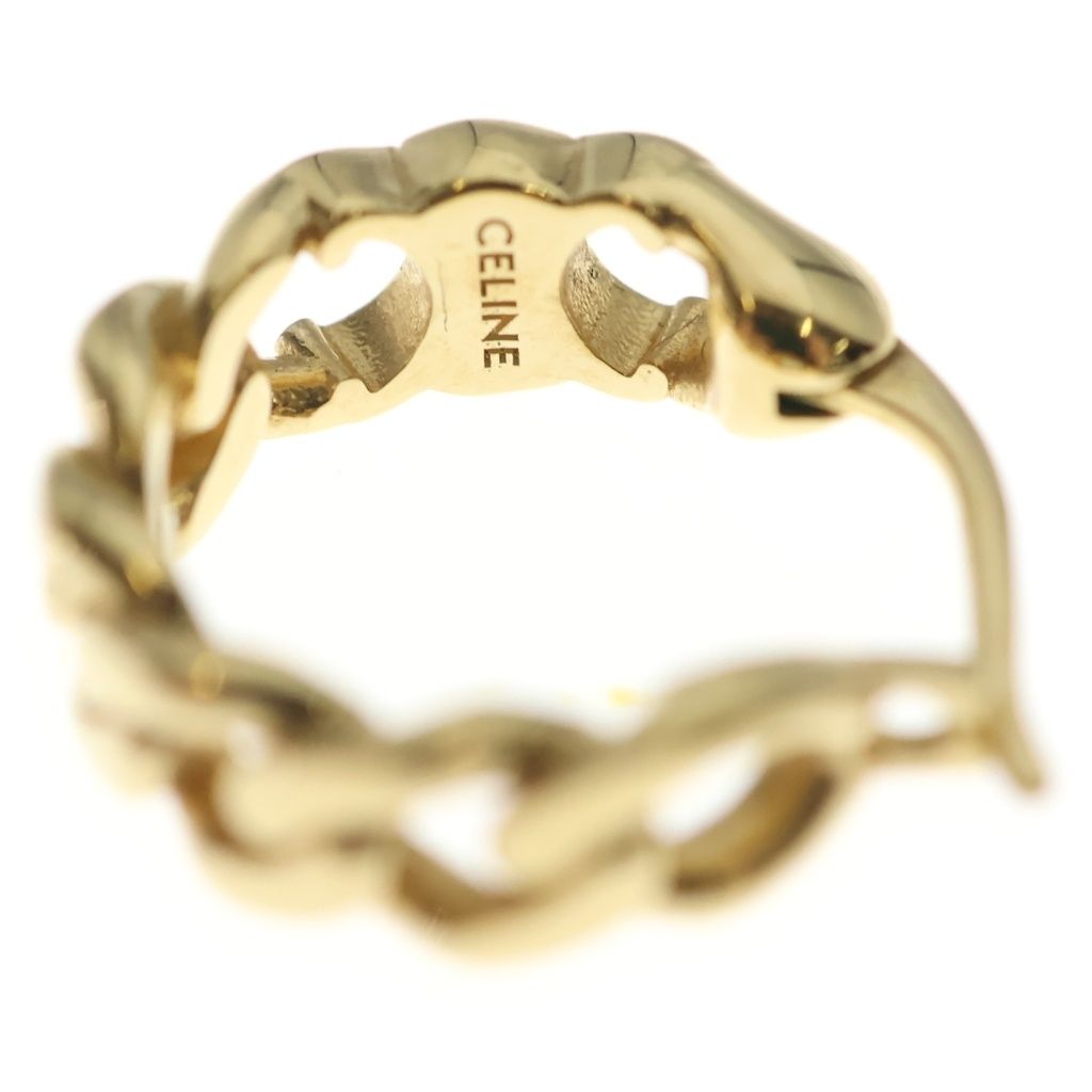 Celine Trinoff Gourmette Small Hoop Earrings Gold — view 5