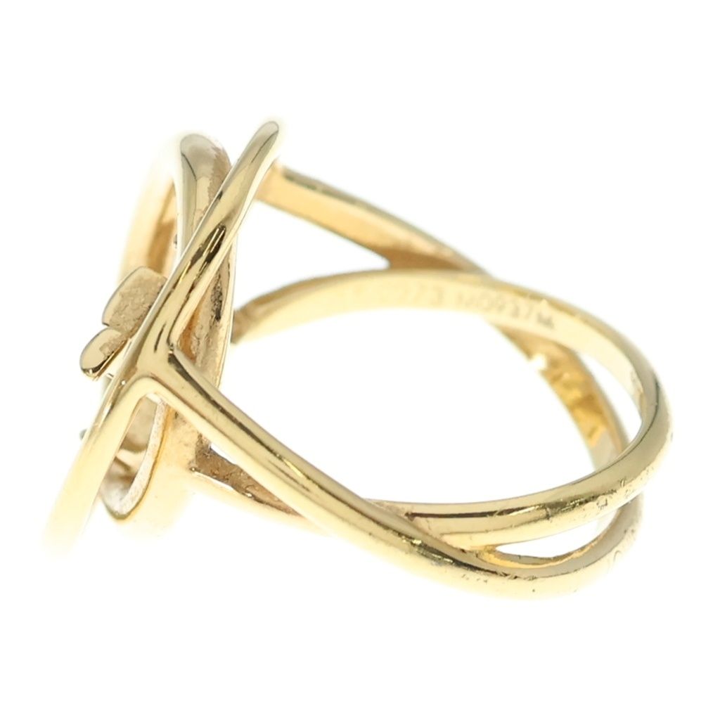 Louis Vuitton Bijou Fleur e Scarf Ring Gold — view 4