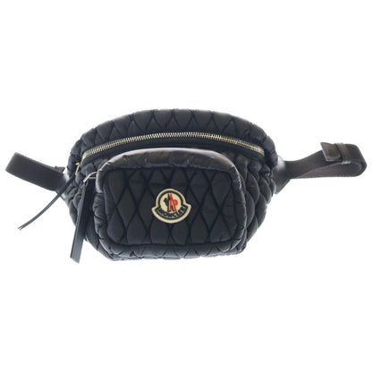 Moncler Felicie Quilted Nylon Waist Shoulder Bag Black
