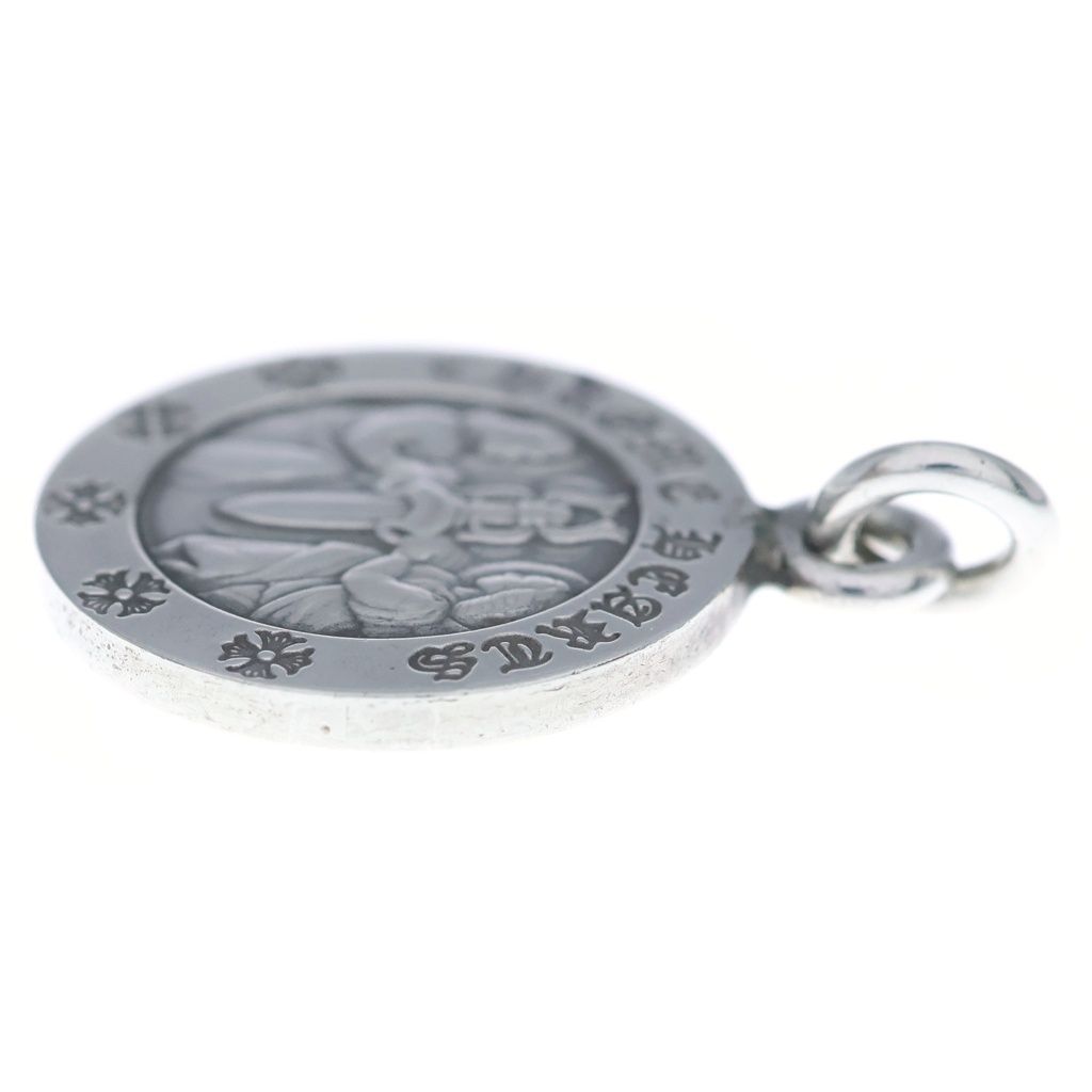 Chrome Hearts Chrm Angl Mdl V2 Angel Medal Charm Pendant Silver — view 4