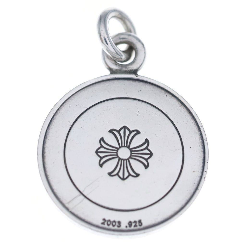 Chrome Hearts Chrm Angl Mdl V2 Angel Medal Charm Pendant Silver — view 2