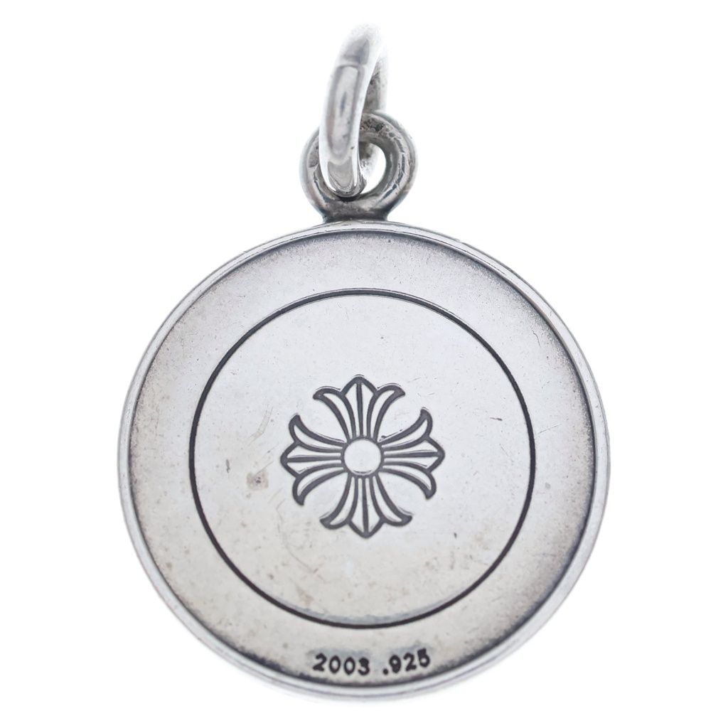 Chrome Hearts Chrm Angl Mdl V2 Angel Medal Charm Pendant Silver — view 2