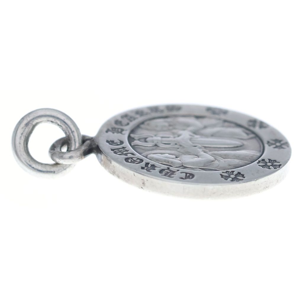 Chrome Hearts Chrm Angl Mdl V2 Angel Medal Charm Pendant Silver — view 3
