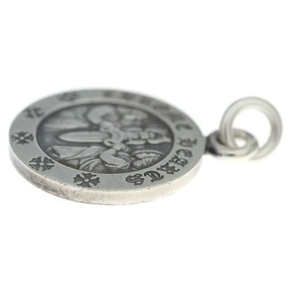 Chrome Hearts Chrm Angl Mdl V2 Angel Medal Charm Pendant Silver — view 4