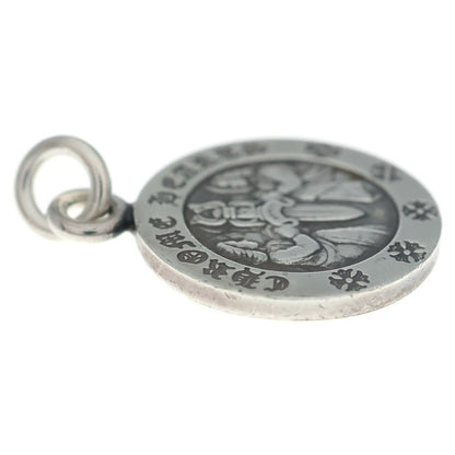 Chrome Hearts Chrm Angl Mdl V2 Angel Medal Charm Pendant Silver — view 3