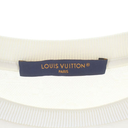 Louis Vuitton Pocket Monogram Jacquard Crew Neck Short Sleeve T-Shirt White — view 6