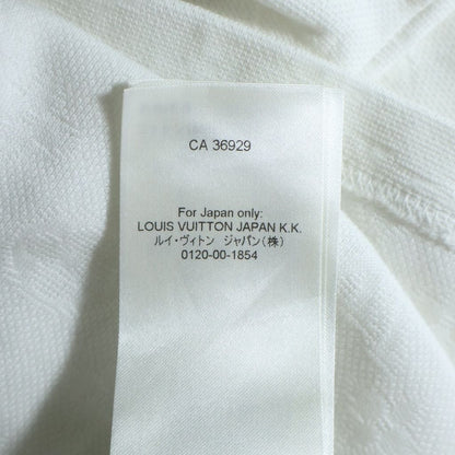 Louis Vuitton Pocket Monogram Jacquard Crew Neck Short Sleeve T-Shirt White — view 8