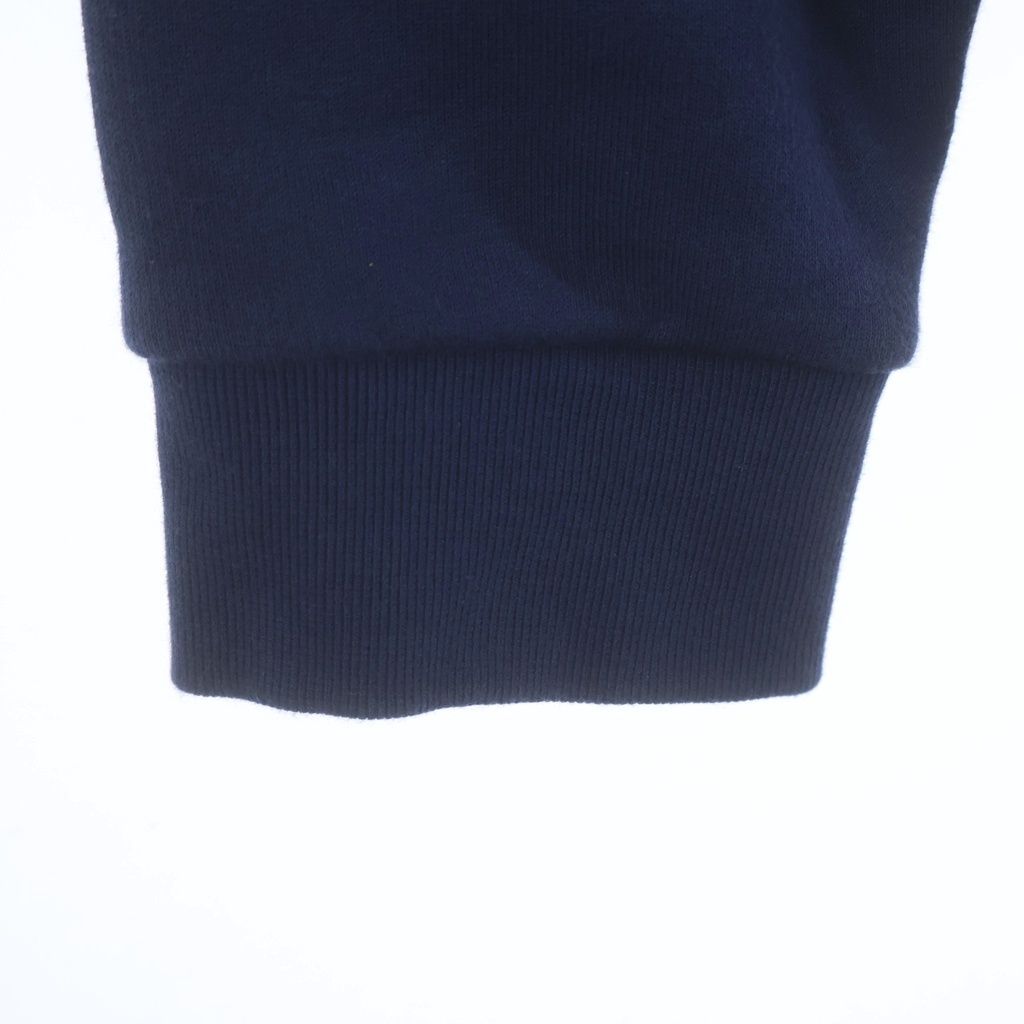Louis Vuitton LV Notice Logo Pullover Hoodie Navy — view 5