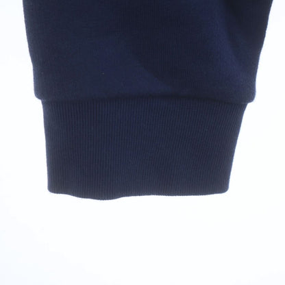 Louis Vuitton LV Notice Logo Pullover Hoodie Navy — view 5