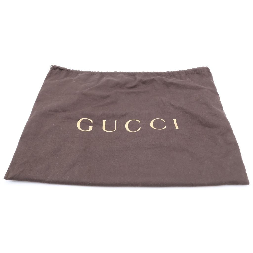 Gucci Soho Tote Shoulder Bag Navy Patent Leather Gold — view 6