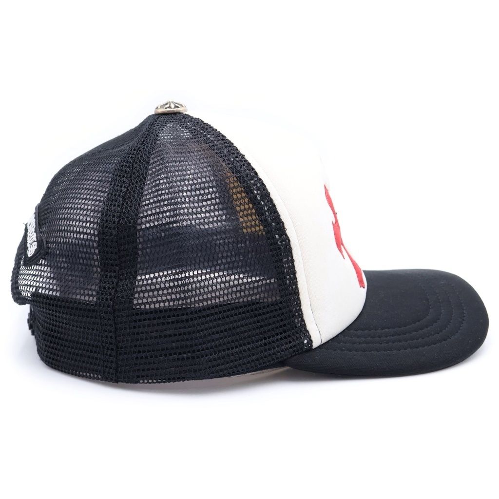 Chrome Hearts Triple Cross Patch Trucker Cap Tricolor Cemetery Hat Multi — view 3