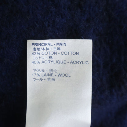 Louis Vuitton Full Monogram Jacquard Crew Neck Pullover Sweatshirt Blue — view 7