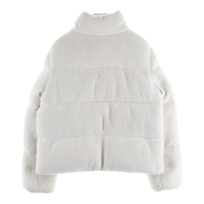 Moncler Mornas Wool Short Down Jacket White — view 2