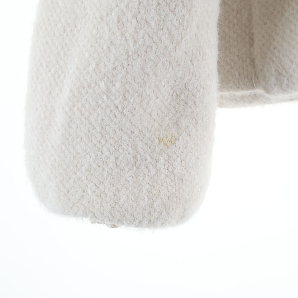 Moncler Mornas Wool Short Down Jacket White — view 5