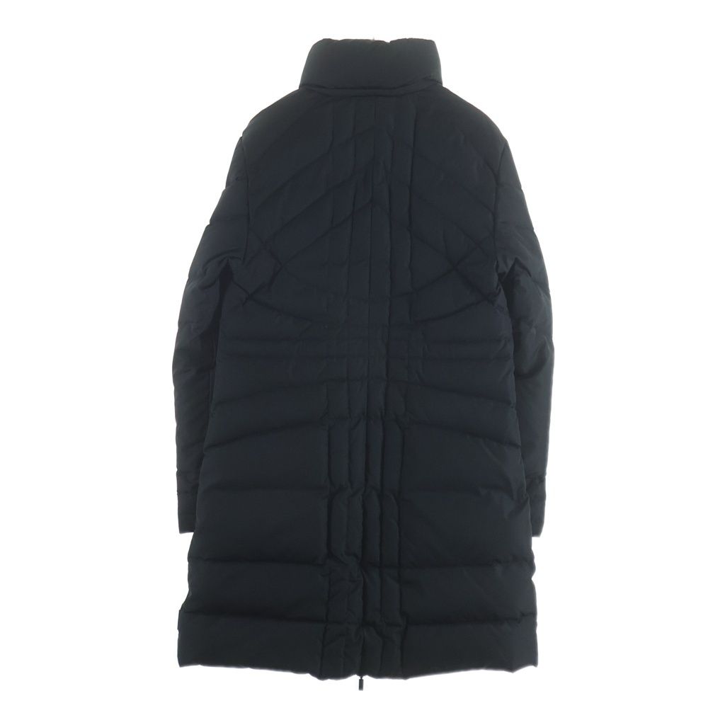 Moncler Montana Nylon Down Coat Long Black — view 2