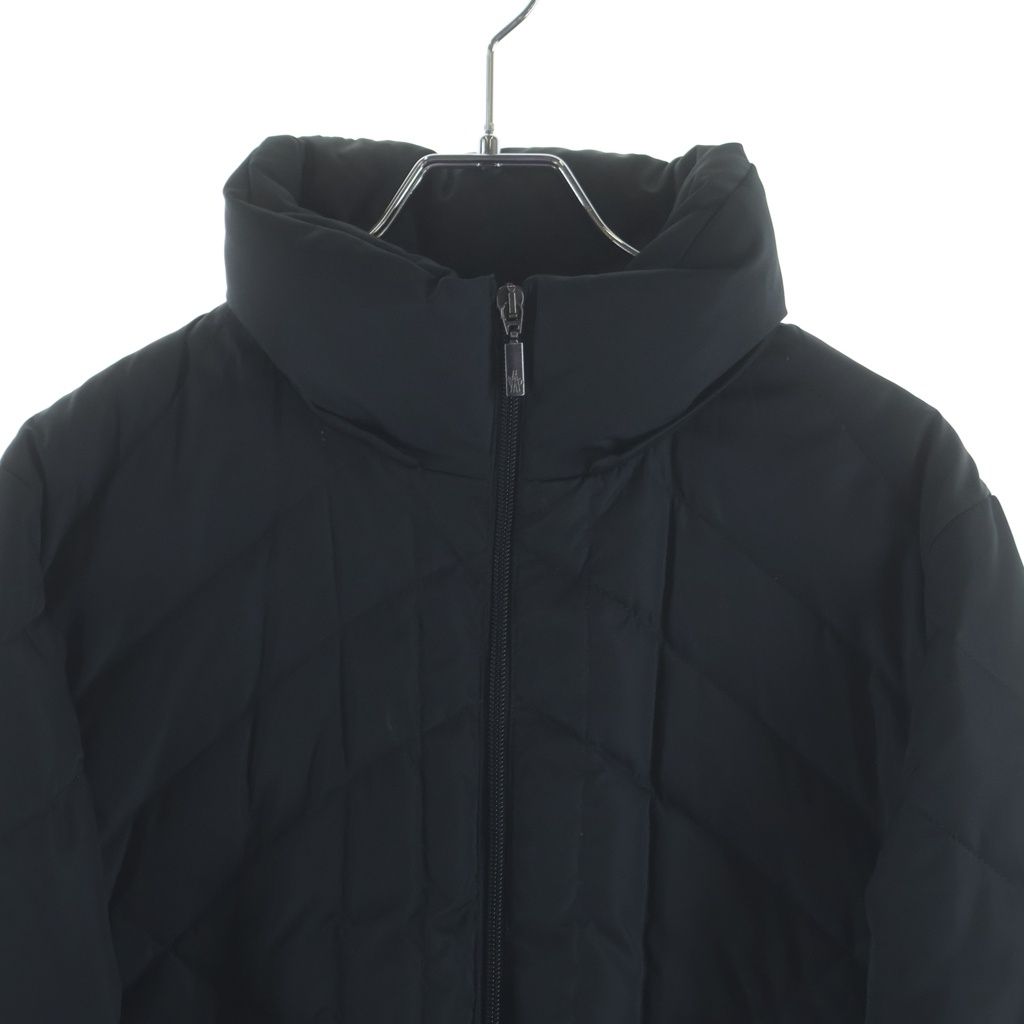 Moncler Montana Nylon Down Coat Long Black — view 3