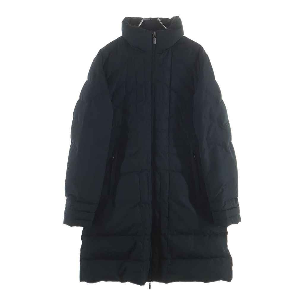 Moncler Montana Nylon Down Coat Long Black