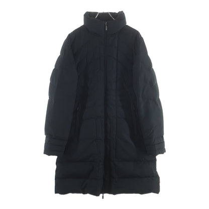 Moncler Montana Nylon Down Coat Long Black