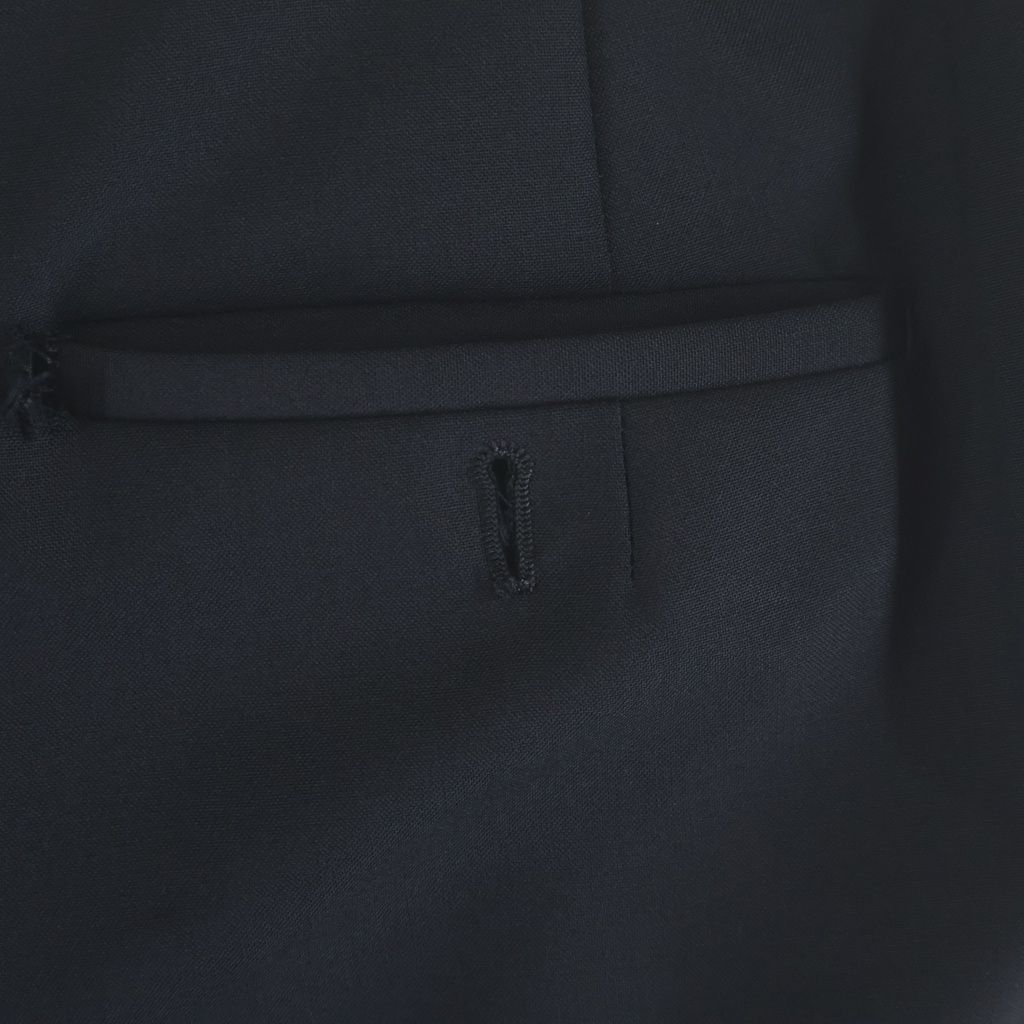 Balenciaga Wool Single Breasted Jacket Trousers Pants Black Set — view 6