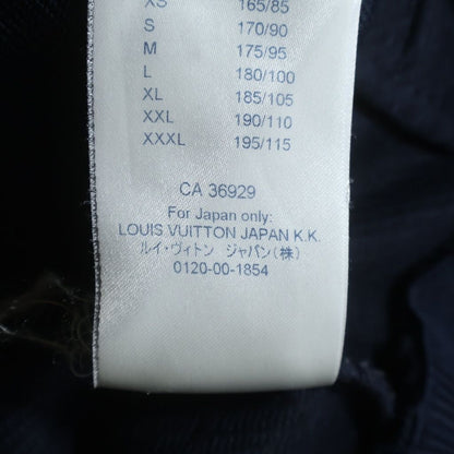 Louis Vuitton Monogram Zip Through Top Zip Hoodie Navy — view 8