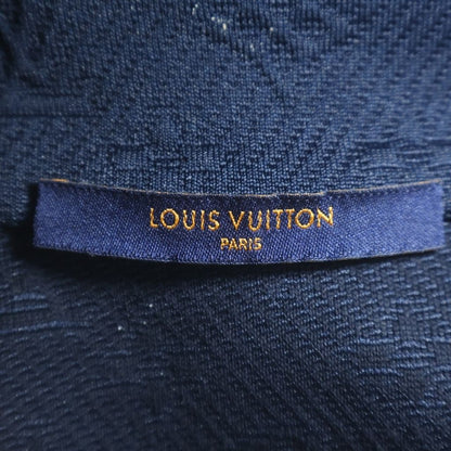 Louis Vuitton Monogram Zip Through Top Zip Hoodie Navy — view 6