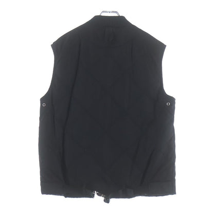 Prada Zip Up Nylon Quilted Vest Black — view 2