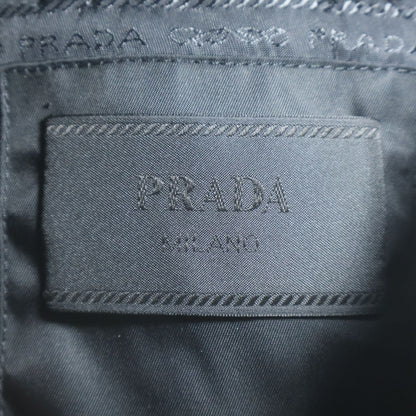 Prada Zip Up Nylon Quilted Vest Black — view 6