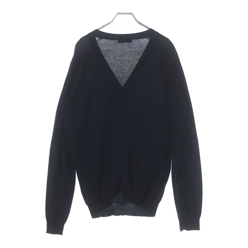 Prada Cashmere Blend Knit Cardigan Navy — view 2