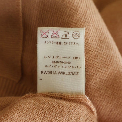Louis Vuitton Neck Cashmere Knit Sweater Pink Beige — view 8