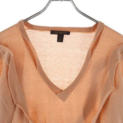 Louis Vuitton Neck Cashmere Knit Sweater Pink Beige — view 3
