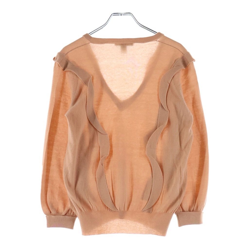Louis Vuitton Neck Cashmere Knit Sweater Pink Beige — view 2