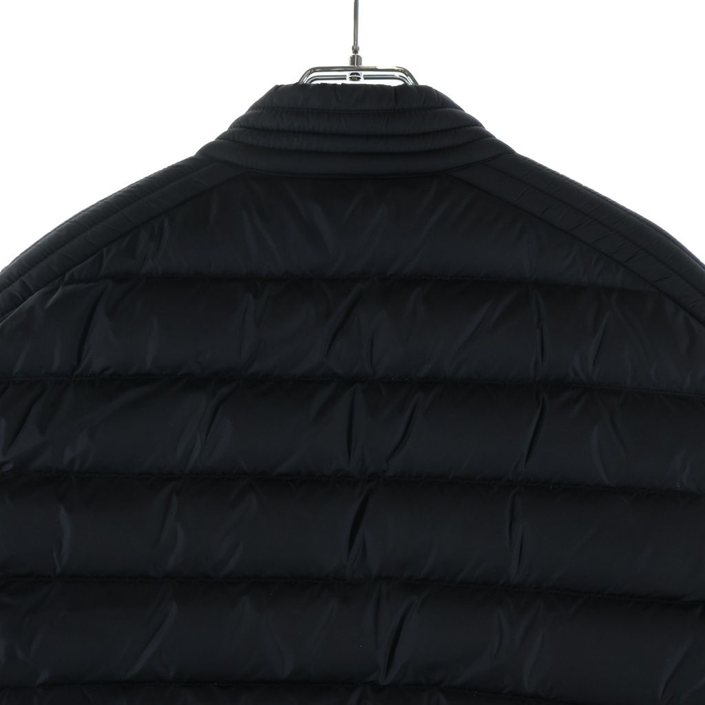 Moncler Amiot Patch Logo Down Jacket Black — view 4