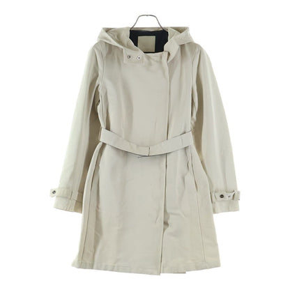 Max Mara S Double Breasted per Dead Ohlin Zip Up Coat Ivory